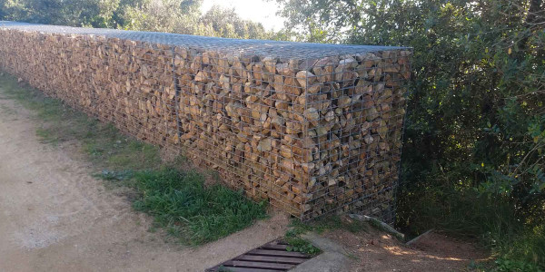 Estructuras geotécnicas Muros de gaviones en Barcelona